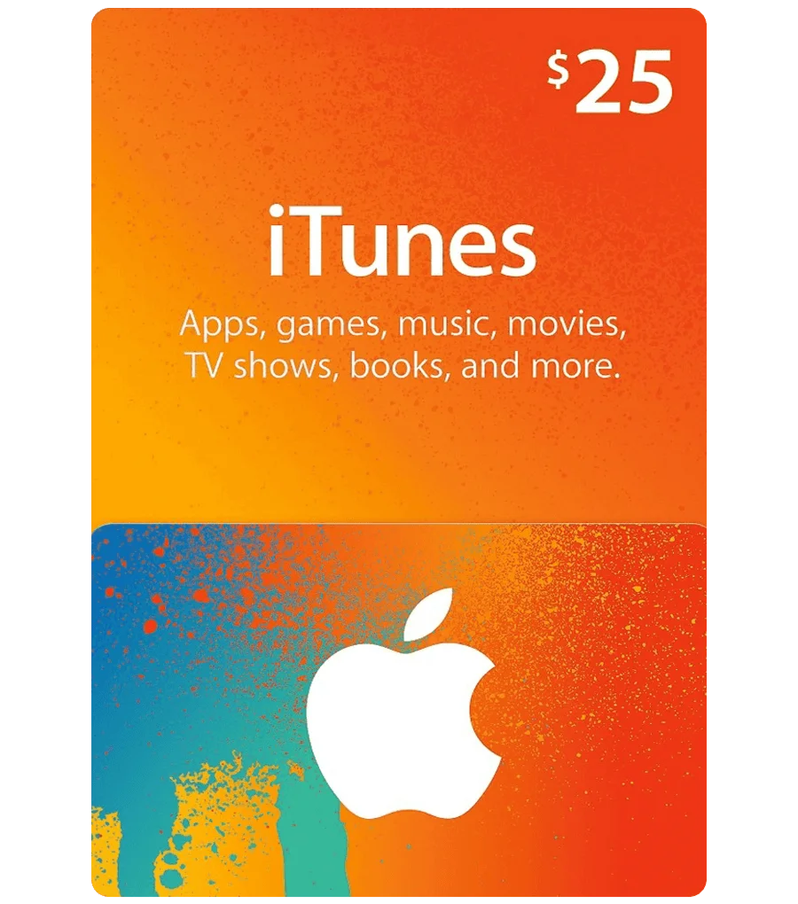 iTunes Card 25$ | gift | USA | США | выгода 300 рублей