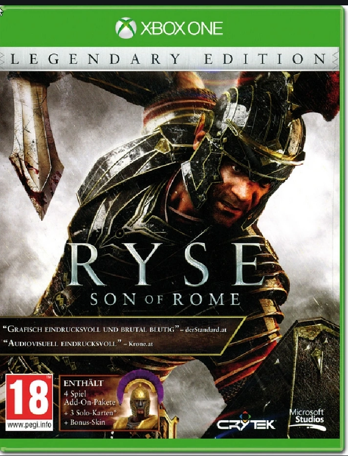 Ryse Son of Rome Legendary Xbox ONE CODE