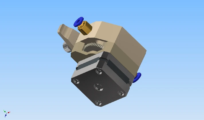 3D model BMG extruder for 3D printer