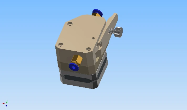 3D model BMG extruder for 3D printer