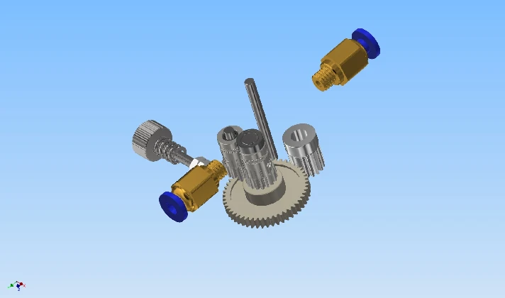 3D model BMG extruder for 3D printer