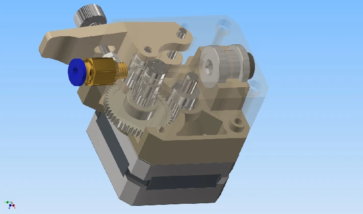 3D model BMG extruder for 3D printer