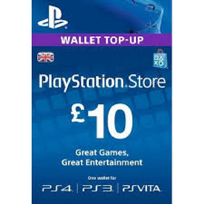 PLAYSTATION NETWORK PSN 10 GBP (UK)