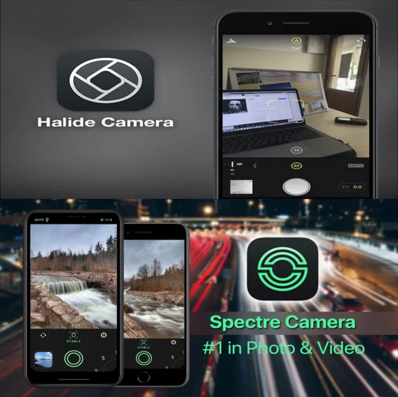 Halide Camera + Spectre Camera AppStore iPhone,iPad iOS