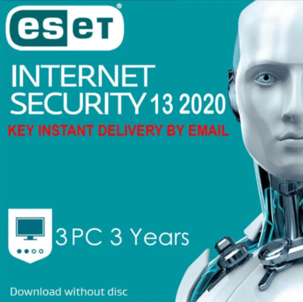 ESET NOD32 Internet Security 2020 3 PC ,3 Year, GLOBAL