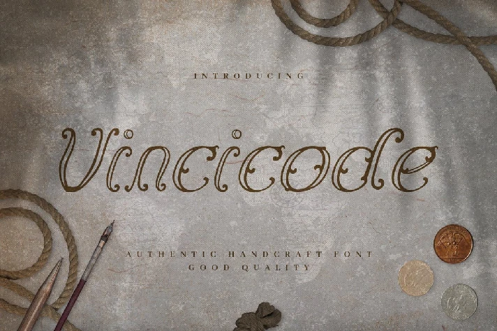 VINCICODE Font - Elegant Vintage Font