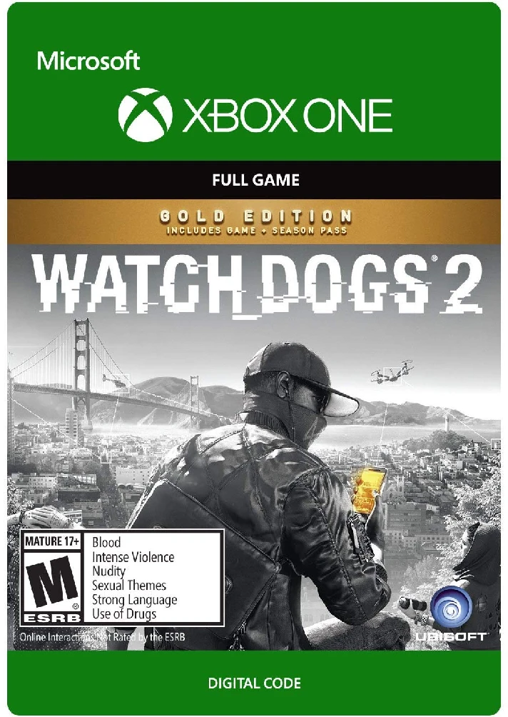 ✅ Watch Dogs 2 - Gold Edition XBOX ONE X|S Key 🔑