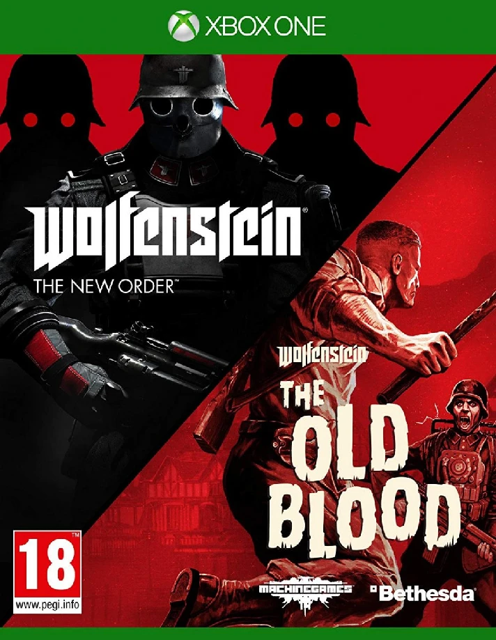 ✅Wolfenstein:The Two-Pack XBOX ONE SERIES X|S   Key🔑💥