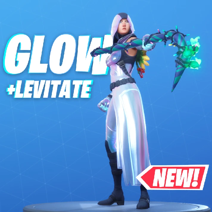 FORTNITE GLOW SKIN+LEVITATE(EMOTION)