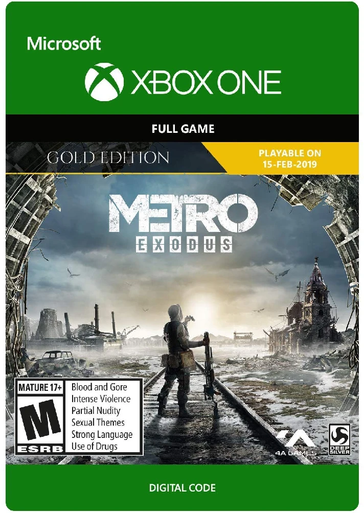 ✅Metro Exodus Gold Edition XBOX ONE  Key 🔑