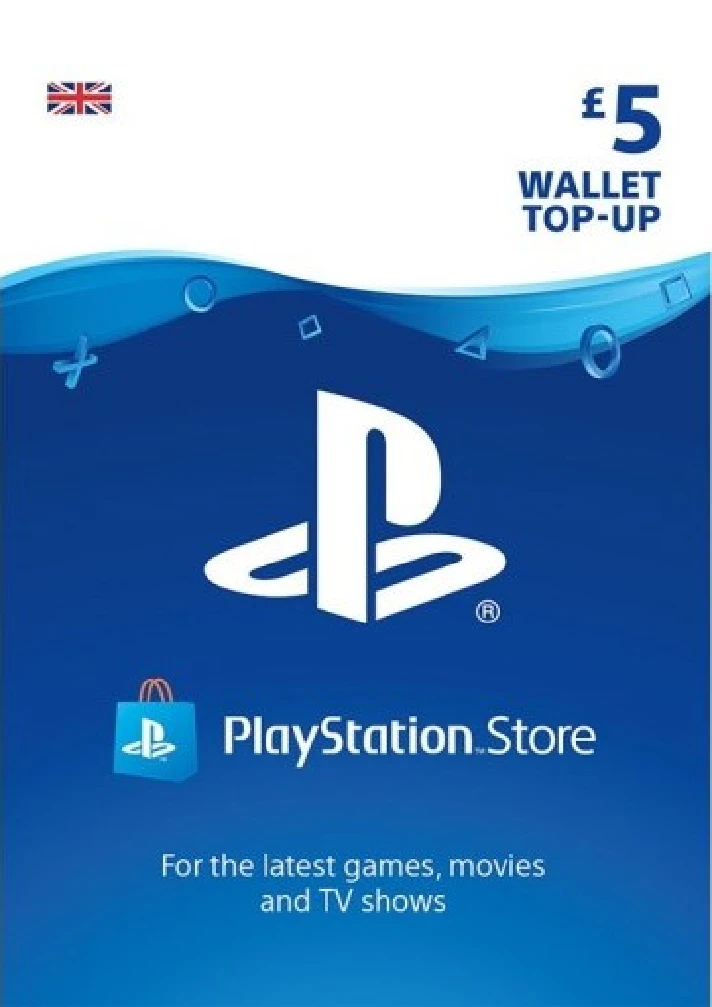 💣 PlayStation Network Wallet Top Up £5 UK PSN