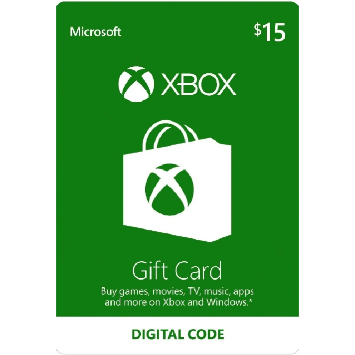 Xbox Gift Card $ 15 USA  + Discounts