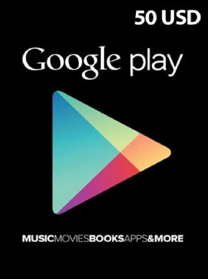 Google Play 50 USD Gift Card US