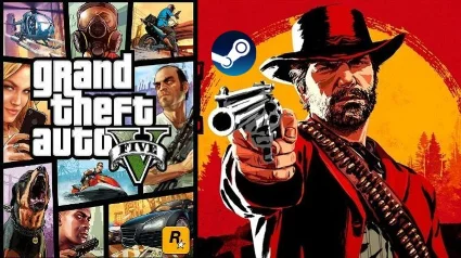 🍔 STEAM GTA 5 V + Red Dead Redemption 2 (STEAM)