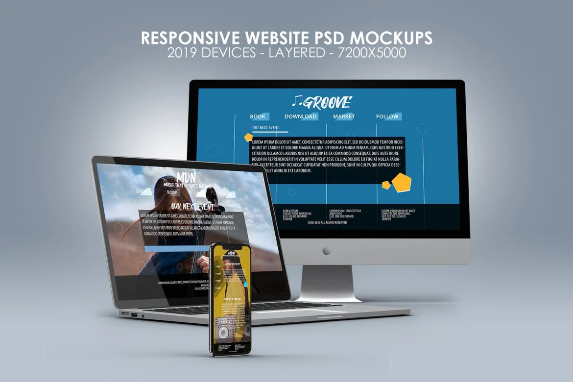 2019 Devices PSD Mock-ups
