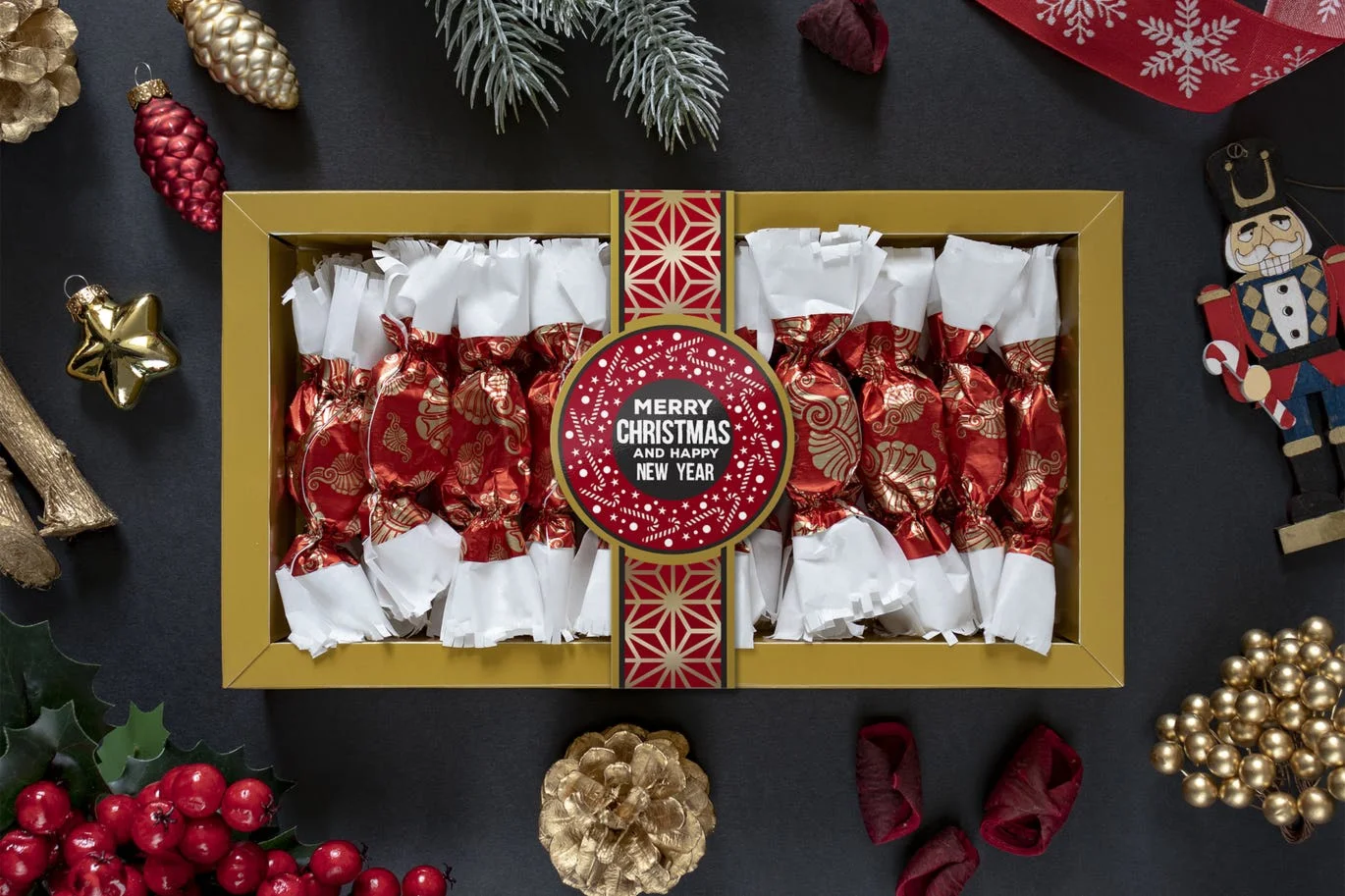 Christmas sweets mockup