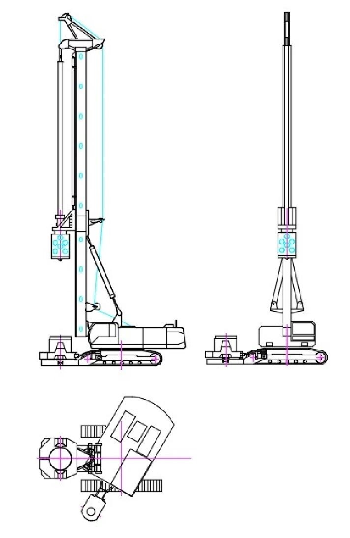 Dynamic block of the BAURER drilling machine