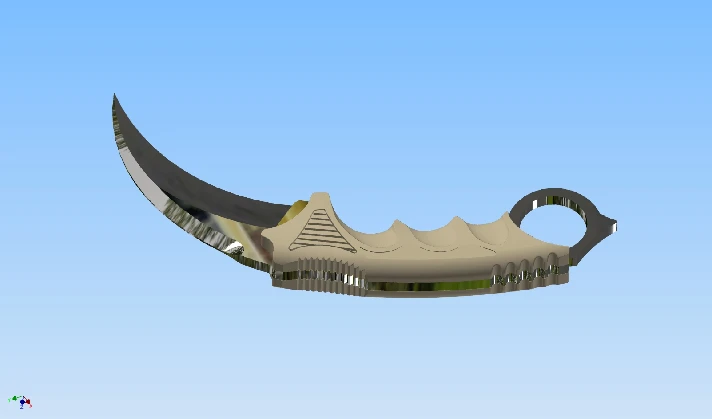 3d model of Karambit for a 3d printer