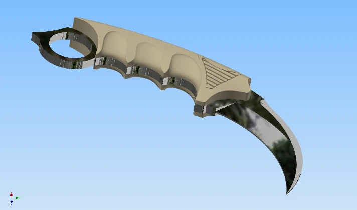 3d model of Karambit for a 3d printer