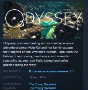 Odyssey - The Story of Science STEAM KEY REGION FREE