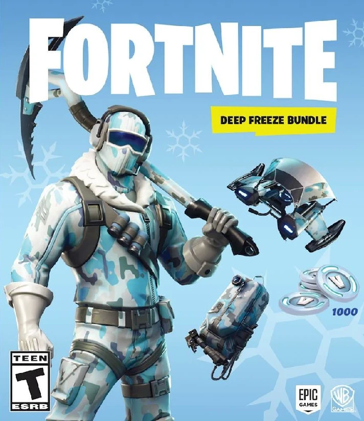 🔥 FORTNITE 🔥 DEEP FREEZE BUNDLE + 1000 V-BUCKS