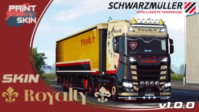 ROYALTY Scania S Schwarzmuller trailers
