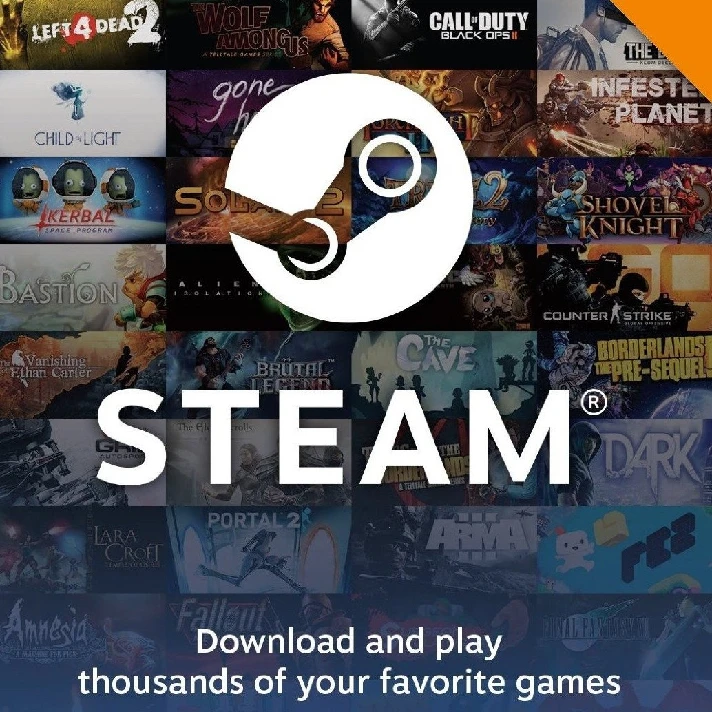 Steam Wallet Gift Card €10 (EUR, Евро) (EUROPE) ➕ GAME