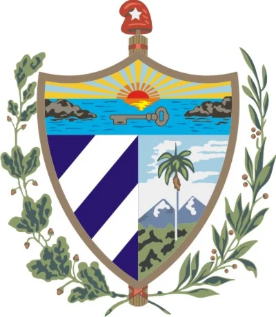 Cuba coat of arms vector