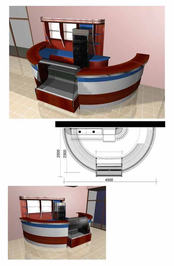 Барная стойка 3D MAX 7