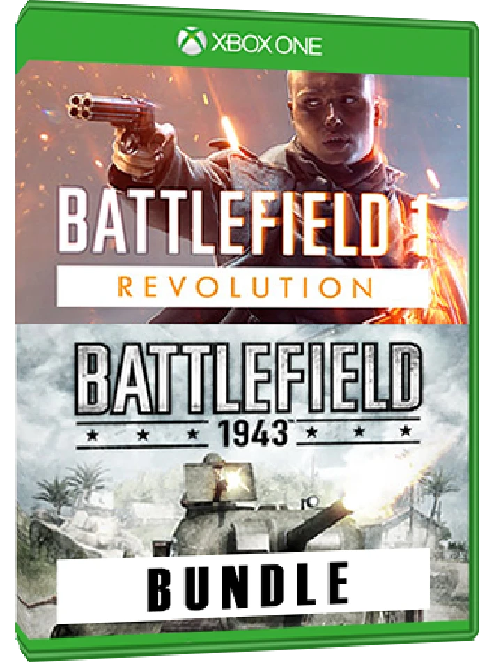 Battlefield 1 Rev.+Battlefield V Deluxe+ 1943 XBOX ONE