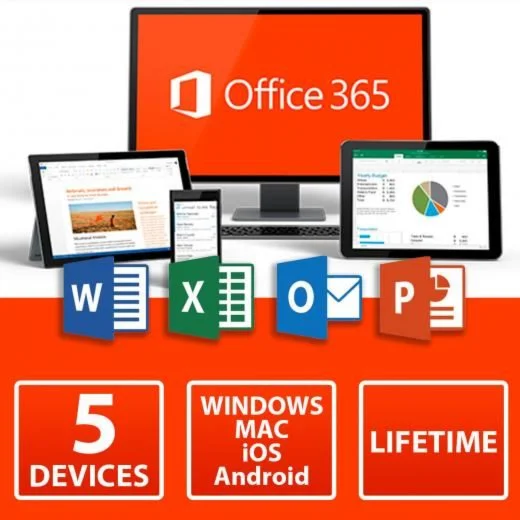 MS Office 365 pro plus - до 5ПК аккаунт с подпиской
