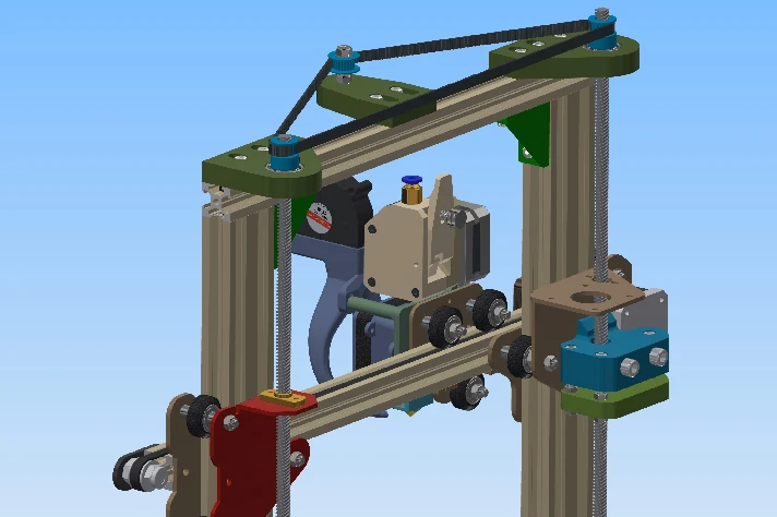 Installing the second Z axis on a Creality Ender 3 3D p