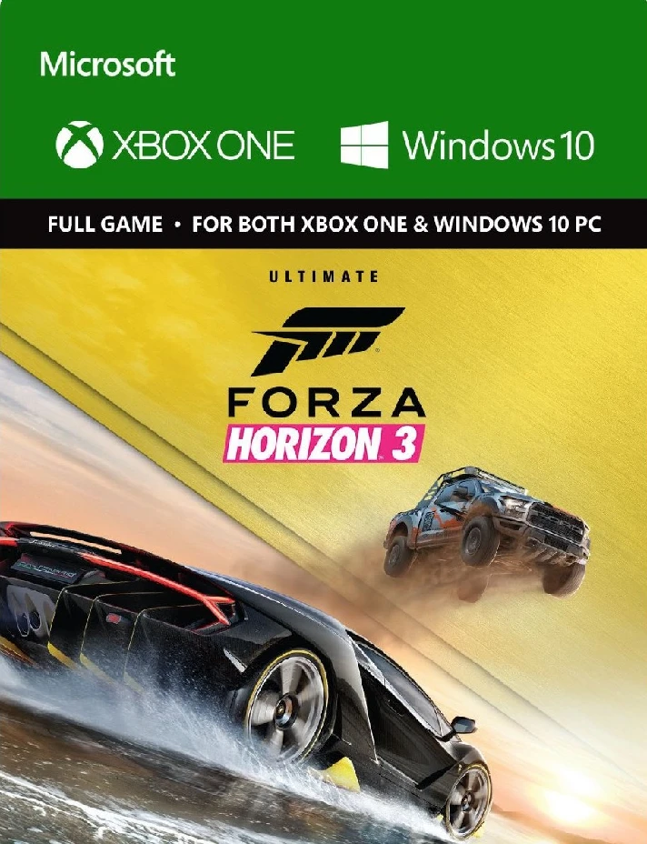 ✅ Forza Horizon 3: Ultimate XBOX ONE X|S PC Win10 🔑