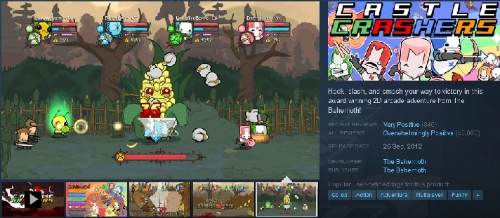 Castle Crashers® (Steam gift GLOBAL)