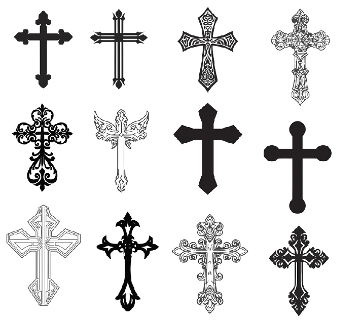 Cross svg,cut files,silhouette clipart,vinyl files,vect