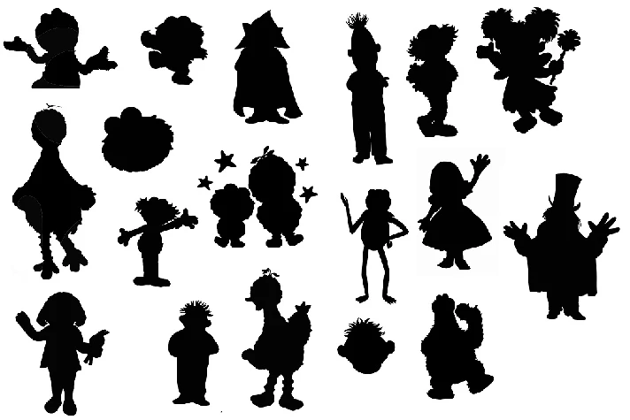 Sesame Street svg,cut files,silhouette clipart,vinyl fi