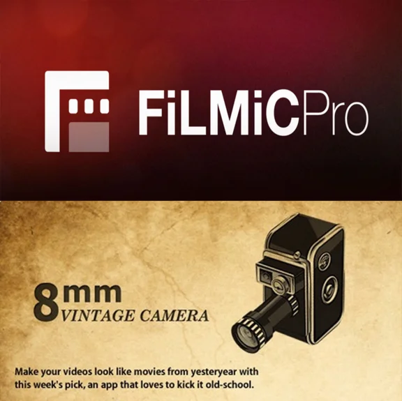 FiLMiC Pro + 8mm Vintage Camera iphone ipad ios