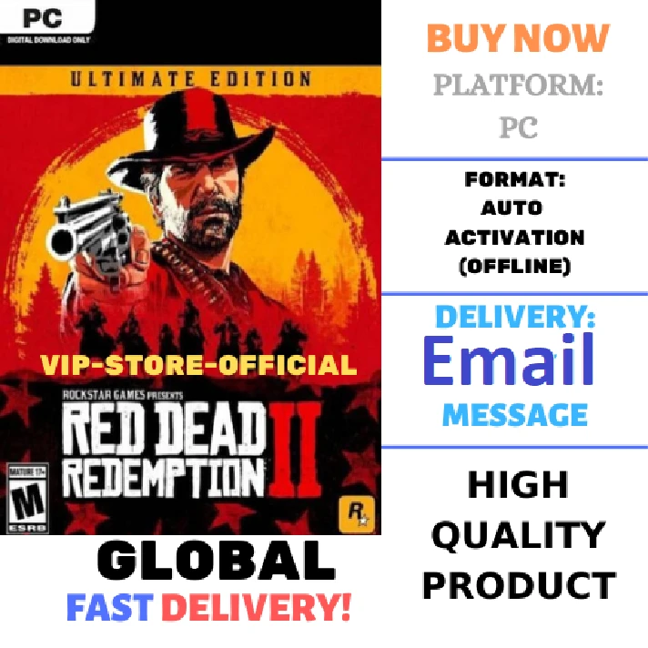 Red Dead Redemption 2 Ultimate offline Steam🌎