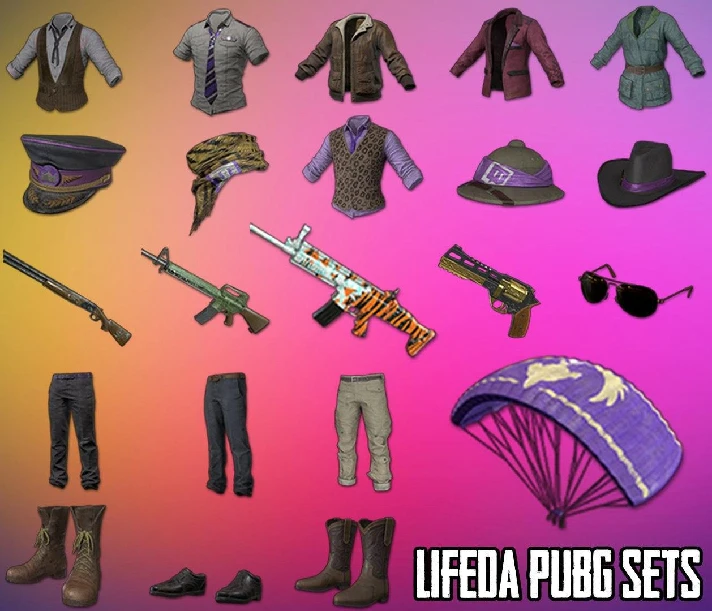 Playerunknown’s Battlegrounds 22ITEMS(3 SETS) PUBG CODE