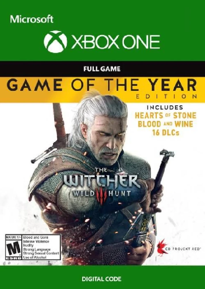 The Witcher 3: Wild Hunt Game of the Year Xbox One key