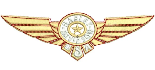 Машинная вышивка  Harley Davidson USA