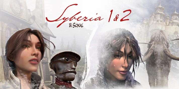 Syberia 1 + Syberia II 2 BUNDLE STEAM KEY GLOBAL ROW