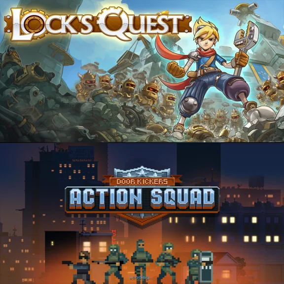 Lock's Quest + Door Kickers: Action Squad ios iphone