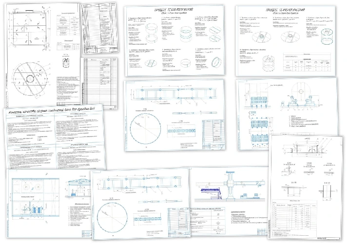 Assembly and welding section of the shower tank