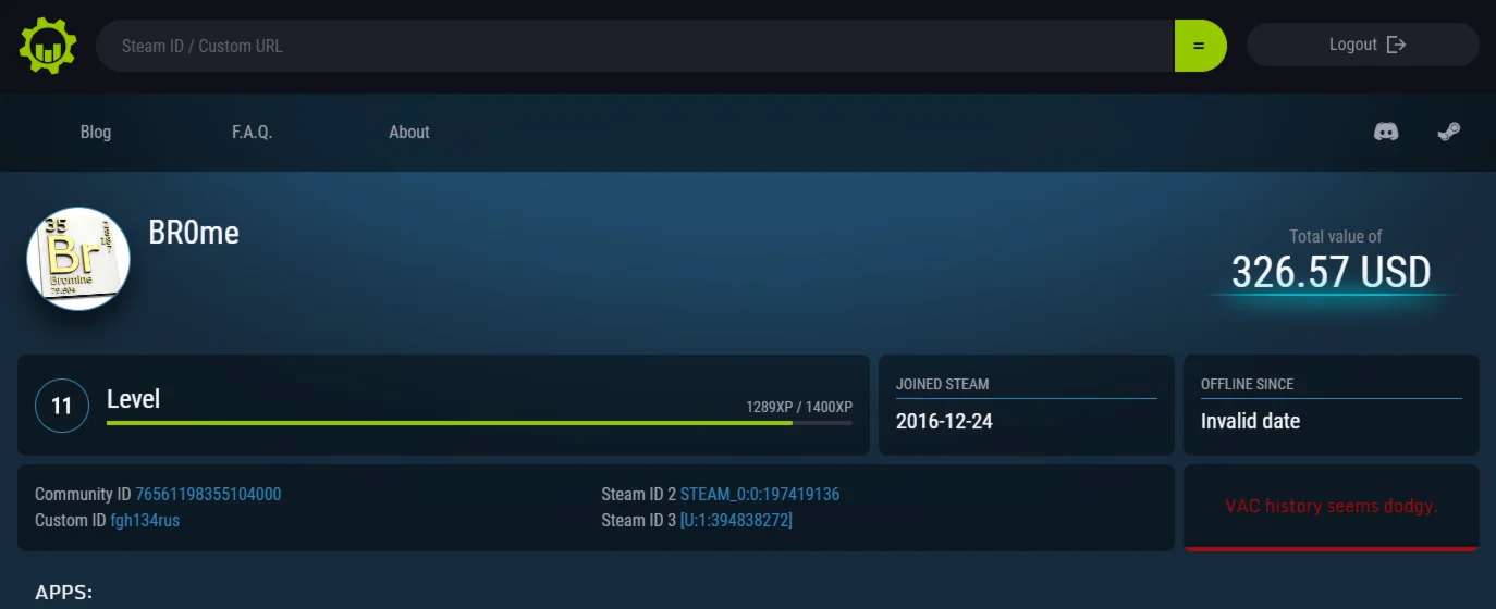 Аккаунт Стим Steam