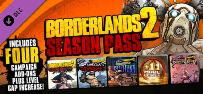 DLC Borderlands 2 Season Pass KEY INSTANTLY