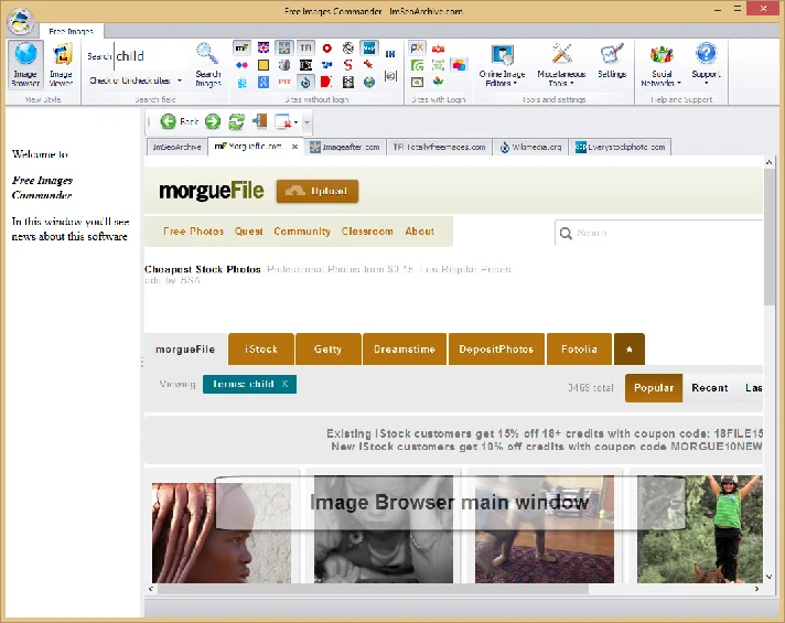 Free Images Commander software