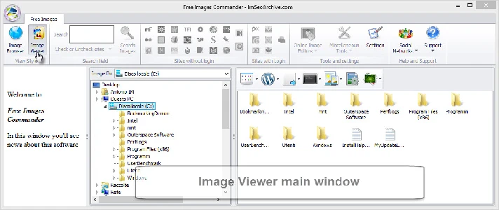 Free Images Commander software