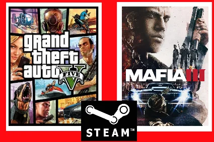 🚀 GTA 5 + MAFIA 3 - STEAM (Region Free) (ГТА5+ МАФИЯ 3)
