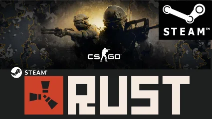 ⭐ ️ RUST + CS GO Global Offensive ОНЛАЙН (Region Free)